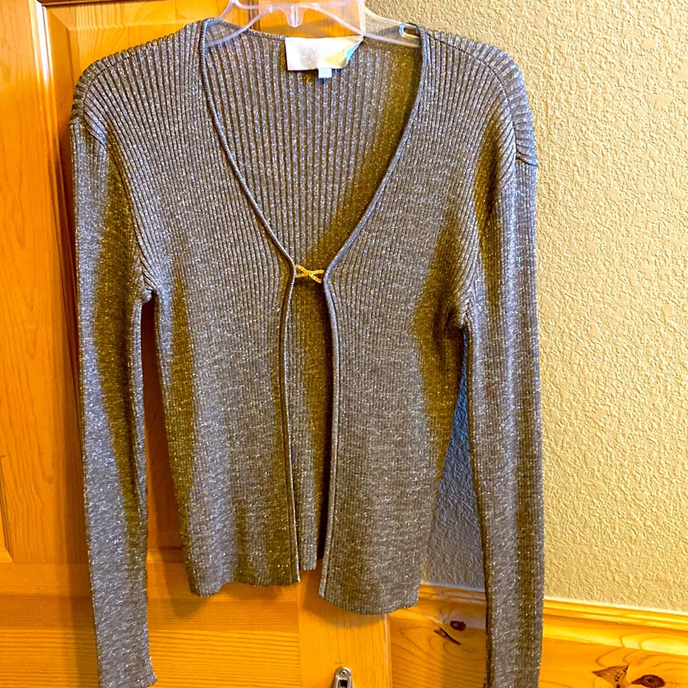 Lame metallic sweater